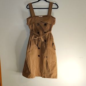👗Dress - Sleeveless Trench coat dress